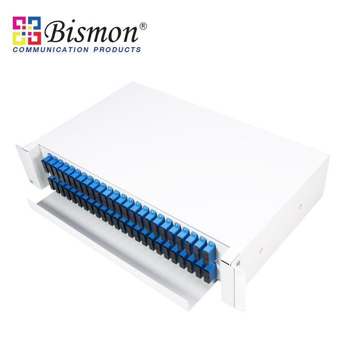 96 Port SC ODF-Slide Rack mount Fiber optic 2U (SC)(Complete set)